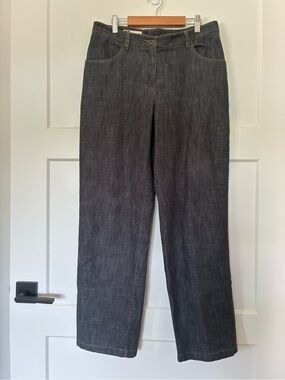 Tilley Denim Travel Jeans  Size 8 Made in Canada Gorpcore Stretch Trousers